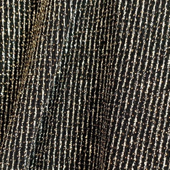 Vince Camuto Black Evening Dress with Gold and Silver Sparkle size 8 - Picture 4 of 10